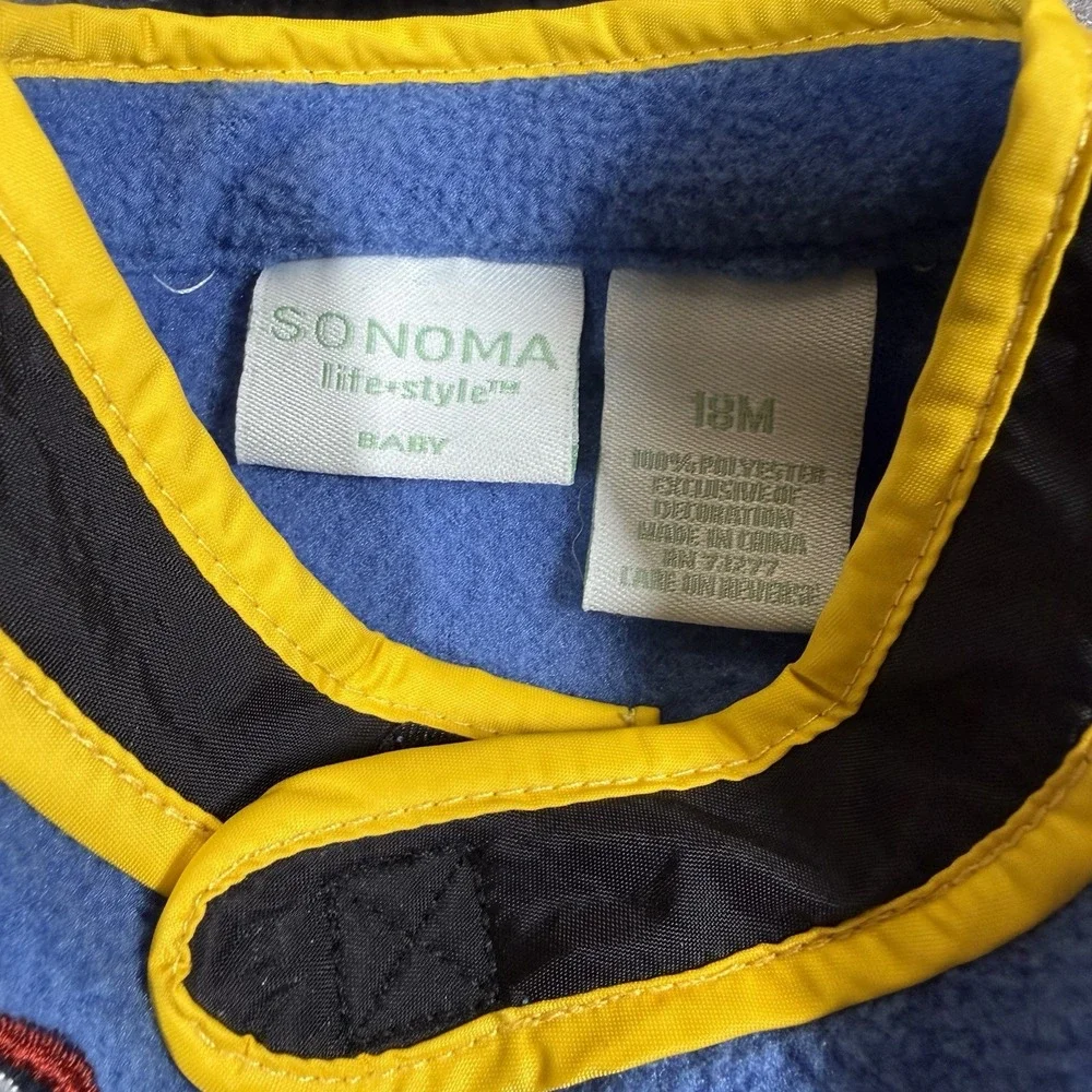 Sonoma Lifestyle Baby Racing Suit 18 Month Fleece Halloween Dress Up